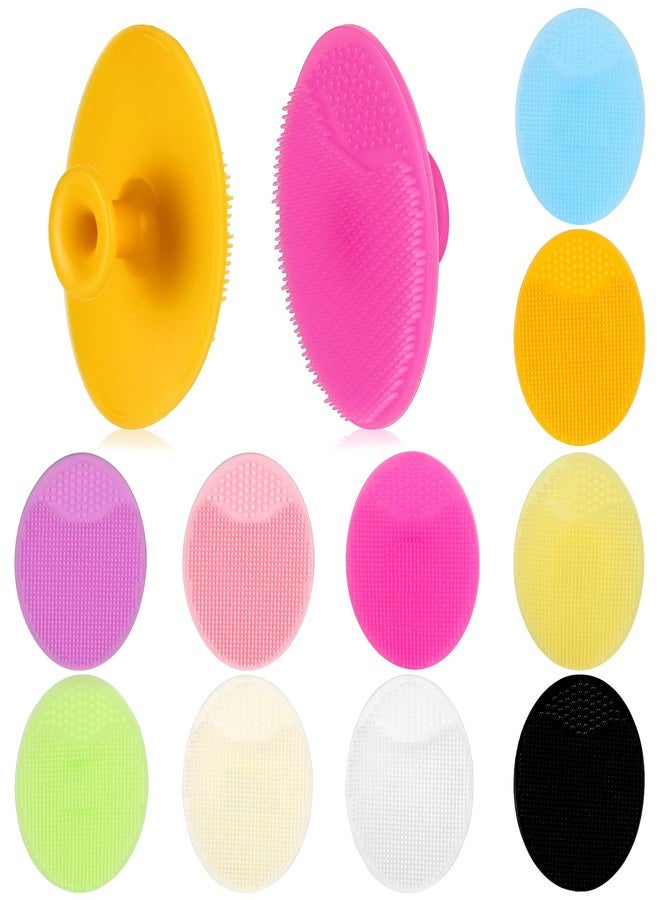 BTYMS 10 Pcs Silicone Face Scrubbers with Suction, Exfoliating Facial Cleansing Brush for Gentle Exfoliation & Deep Cleaning - Multi Colored - Image 1
